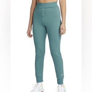 WOMEN'S SPORTSWEAR EVERYDAY MODERN HIGH-WAISTED FULL-LENGTH LEGGINGS IN GREEN